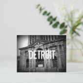 Detroit Michigan Central Station Briefkaart (Staand voorkant)