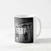 Detroit Michigan Central Station Coffee Mok (Voorkant rechts)