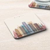 Detroit, Michigan | City Skyline Drankjes Onderzetter (Linkerzijde)