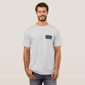 Detroit Michigan geborduurde patch T-shirt (Voorkant volledig)