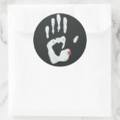 Detroit Michigan Hand Ronde Sticker (Tas)