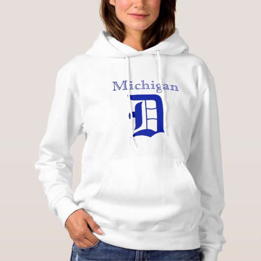 Detroit Michigan Hoodie (Voorkant)