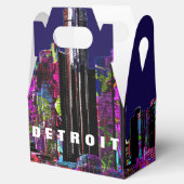 Detroit Michigan in graffiti Bedankdoosjes (Geopend)
