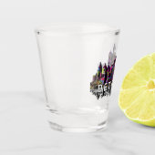 Detroit Michigan in graffiti Shot Glass Glas (Links)