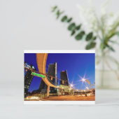 Detroit Michigan Jefferson Avenue Briefkaart (Staand voorkant)