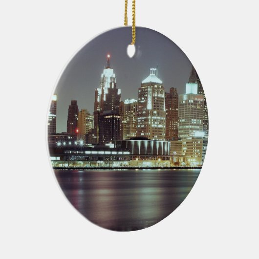 Detroit, Michigan Keramisch Ornament (Rechts)