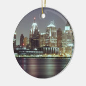 Detroit, Michigan Keramisch Ornament (Links)