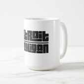 Detroit - Michigan Koffiemok (Voorkant rechts)