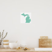 Detroit, Michigan Love Poster (Keuken)
