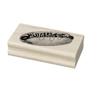 Detroit Michigan MI Coney Island Hot Dog Hotdog Rubberstempel