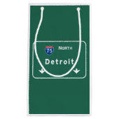 Detroit Michigan mi Interstate Highway Freeway : Klein Cadeauzakje (Voorkant)