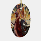 Detroit, Michigan | Motorstad Keramisch Ornament (Rechts)