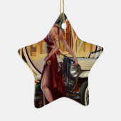 Detroit, Michigan | Motorstad Keramisch Ornament (Rechts)