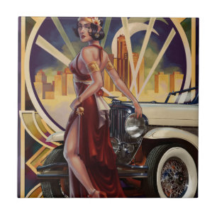 Detroit, Michigan   Motorstad Tegeltje