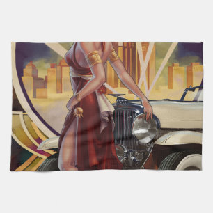 Detroit, Michigan Motorstad Theedoek