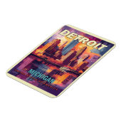 Detroit, Michigan | oldtimerreis Magneet (Linkerzijde)