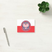 Detroit Michigan Polish Eagle Post-it® Notes (Kantoor)