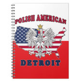 Detroit Michigan Polish Notitieboek (Voorkant)