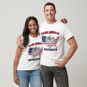 Detroit Michigan Polish T-shirt