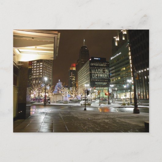 Detroit Michigan Post Card Briefkaart (Voorkant)