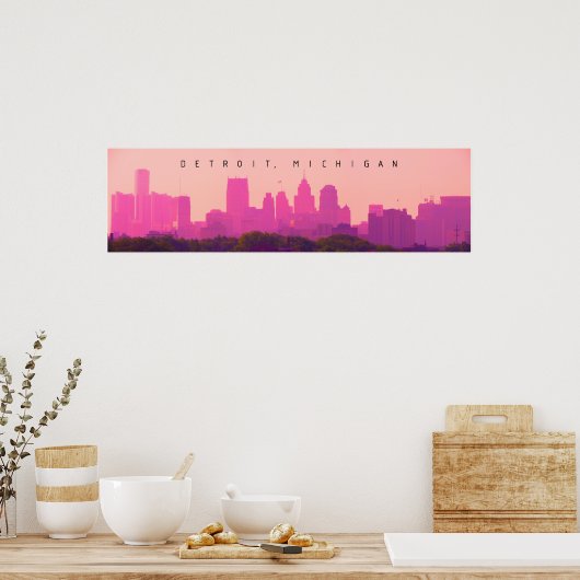 Detroit, Michigan Poster (Keuken)