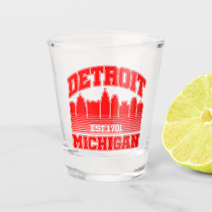 Detroit, Michigan Shot Glas