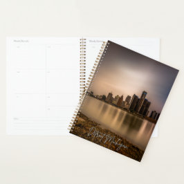 Detroit Michigan Skyline Calendar Planner