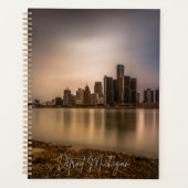 Detroit Michigan Skyline Calendar Planner (Voorkant)