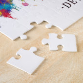 Detroit Michigan Skyline Legpuzzel (Zijkant)