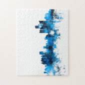 Detroit Michigan Skyline Legpuzzel (Verticaal)