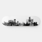 Detroit Michigan Skyline Skateboard (Horizontaal)