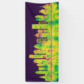 Detroit Michigan Skyline Spandoek (Verticaal)