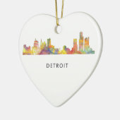 DETROIT, MICHIGAN SKYLINE WB1 - KERAMISCH ORNAMENT (Links)
