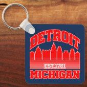Detroit, Michigan Sleutelhanger (Voorkant)