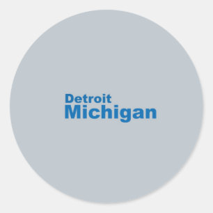 Detroit, Michigan Sticker