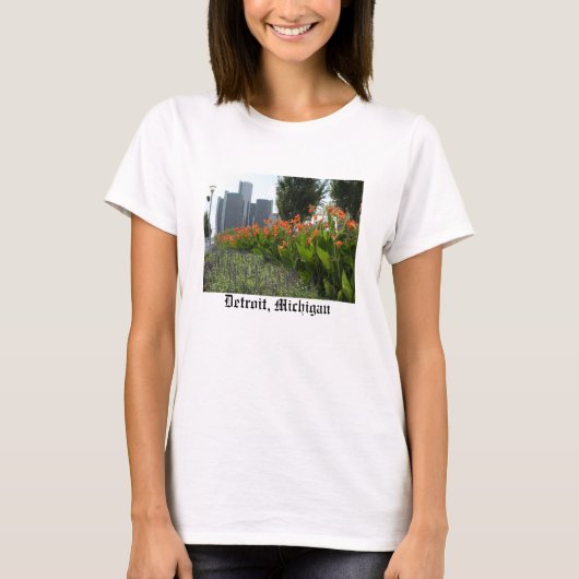 Detroit, Michigan T-shirt (Voorkant)