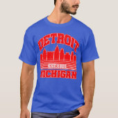 Detroit, Michigan T-shirt (Voorkant)