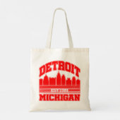 Detroit, Michigan Tote Bag (Achterkant)