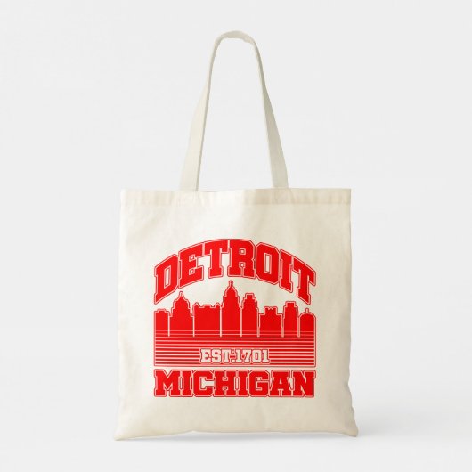 Detroit, Michigan Tote Bag (Achterkant)