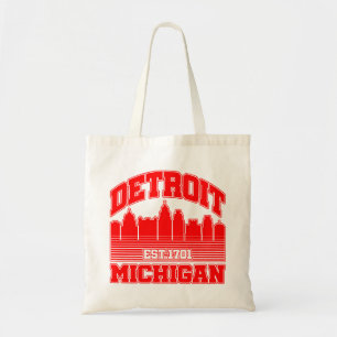 Detroit, Michigan Tote Bag