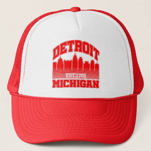 Detroit, Michigan Trucker Pet (Voorkant)