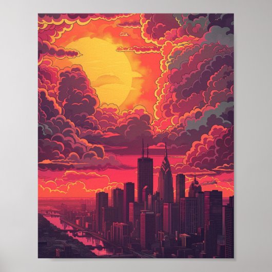 Detroit Michigan USA Poster (Voorkant)