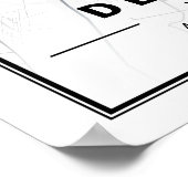 Detroit Michigan USA Travel City Map Poster (Hoek)