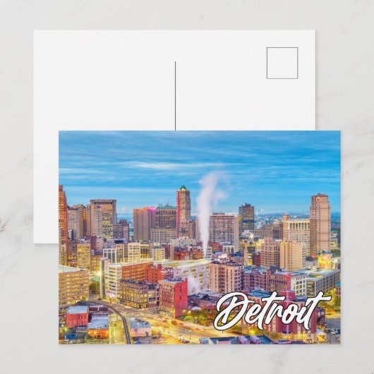 Detroit, Michigan, Verenigde Staten Briefkaart (Voorkant / Achterkant)