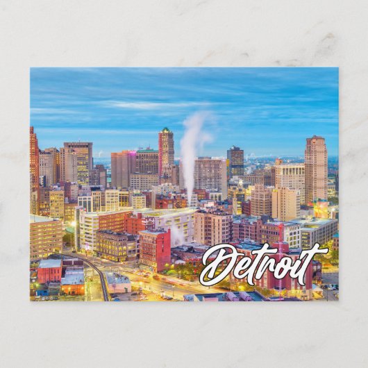 Detroit, Michigan, Verenigde Staten Briefkaart (Voorkant)
