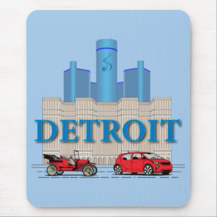 Detroit Michigan Verenigde Staten Muismat