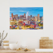 Detroit, Michigan, Verenigde Staten Poster (Keuken)