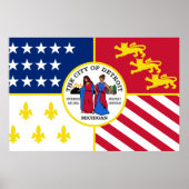 Detroit, Michigan, Verenigde Staten Poster (Voorkant)