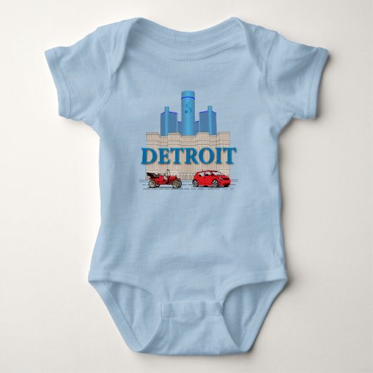 Detroit Michigan Verenigde Staten Romper (Voorkant)