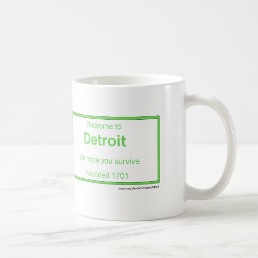 Detroit-Mok Koffiemok (Rechts)